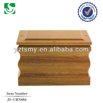 petites urnes de bois solides JS-URN084